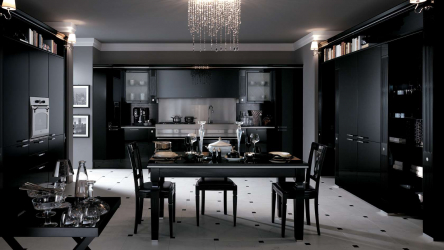 235 + Design Fotos em cores escuras: Dark or Cozy? Excepcionalmente elegante e moderno interior (quarto, sala, cozinha, banheiro)