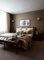 235 + Design Fotos em cores escuras: Dark or Cozy? Excepcionalmente elegante e moderno interior (quarto, sala, cozinha, banheiro)