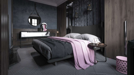 235 + Design Fotos em cores escuras: Dark or Cozy? Excepcionalmente elegante e moderno interior (quarto, sala, cozinha, banheiro)