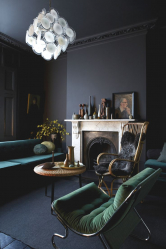 235 + Design Fotos em cores escuras: Dark or Cozy? Excepcionalmente elegante e moderno interior (quarto, sala, cozinha, banheiro)