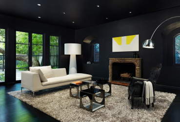 235 + Design Fotos em cores escuras: Dark or Cozy? Excepcionalmente elegante e moderno interior (quarto, sala, cozinha, banheiro)