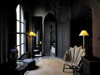 235 + Design Fotos em cores escuras: Dark or Cozy? Excepcionalmente elegante e moderno interior (quarto, sala, cozinha, banheiro)