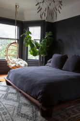 235 + Design Fotos em cores escuras: Dark or Cozy? Excepcionalmente elegante e moderno interior (quarto, sala, cozinha, banheiro)