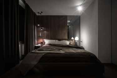 235 + Design Fotos em cores escuras: Dark or Cozy? Excepcionalmente elegante e moderno interior (quarto, sala, cozinha, banheiro)