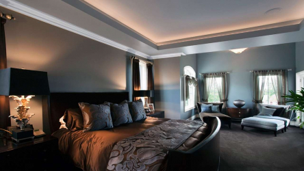 235 + Design Fotos em cores escuras: Dark or Cozy? Excepcionalmente elegante e moderno interior (quarto, sala, cozinha, banheiro)