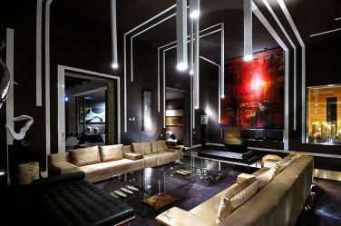 235 + Design Fotos em cores escuras: Dark or Cozy? Excepcionalmente elegante e moderno interior (quarto, sala, cozinha, banheiro)