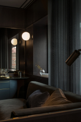 235 + Design Fotos em cores escuras: Dark or Cozy? Excepcionalmente elegante e moderno interior (quarto, sala, cozinha, banheiro)