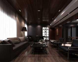 235 + Design Fotos em cores escuras: Dark or Cozy? Excepcionalmente elegante e moderno interior (quarto, sala, cozinha, banheiro)