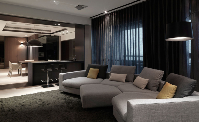 235 + Design Fotos em cores escuras: Dark or Cozy? Excepcionalmente elegante e moderno interior (quarto, sala, cozinha, banheiro)