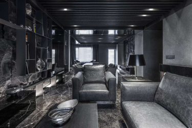 235 + Design Fotos em cores escuras: Dark or Cozy? Excepcionalmente elegante e moderno interior (quarto, sala, cozinha, banheiro)
