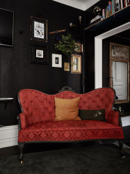 235 + Design Fotos em cores escuras: Dark or Cozy? Excepcionalmente elegante e moderno interior (quarto, sala, cozinha, banheiro)