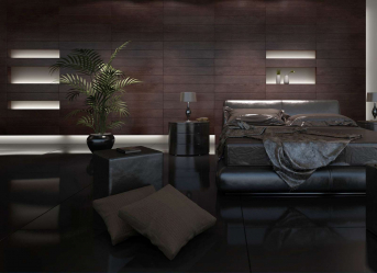 235 + Design Fotos em cores escuras: Dark or Cozy? Excepcionalmente elegante e moderno interior (quarto, sala, cozinha, banheiro)