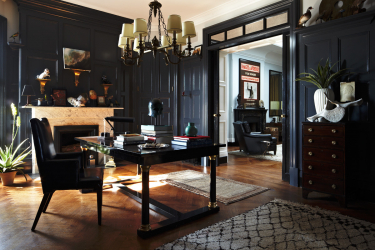 235 + Design Fotos em cores escuras: Dark or Cozy? Excepcionalmente elegante e moderno interior (quarto, sala, cozinha, banheiro)