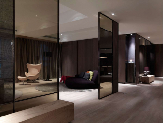235 + Design Fotos em cores escuras: Dark or Cozy? Excepcionalmente elegante e moderno interior (quarto, sala, cozinha, banheiro)