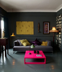 235 + Design Fotos em cores escuras: Dark or Cozy? Excepcionalmente elegante e moderno interior (quarto, sala, cozinha, banheiro)