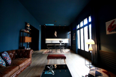 235 + Design Fotos em cores escuras: Dark or Cozy? Excepcionalmente elegante e moderno interior (quarto, sala, cozinha, banheiro)