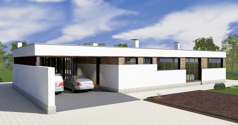 Projetos de casas com telhado plano são tecnologias simples de construção (de um andar, de dois andares, de madeira, pequenas). Tendências modernas de alta tecnologia e minimalismo (mais de 175 fotos)
