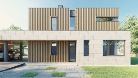 Projetos de casas com telhado plano são tecnologias simples de construção (de um andar, de dois andares, de madeira, pequenas). Tendências modernas de alta tecnologia e minimalismo (mais de 175 fotos)