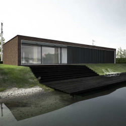 Projetos de casas com telhado plano são tecnologias simples de construção (de um andar, de dois andares, de madeira, pequenas). Tendências modernas de alta tecnologia e minimalismo (mais de 175 fotos)