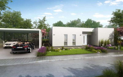 Projetos de casas com telhado plano são tecnologias simples de construção (de um andar, de dois andares, de madeira, pequenas). Tendências modernas de alta tecnologia e minimalismo (mais de 175 fotos)