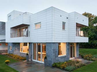 Projetos de casas com telhado plano são tecnologias simples de construção (de um andar, de dois andares, de madeira, pequenas). Tendências modernas de alta tecnologia e minimalismo (mais de 175 fotos)
