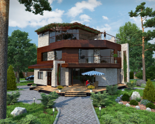 Projetos de casas com telhado plano são tecnologias simples de construção (de um andar, de dois andares, de madeira, pequenas). Tendências modernas de alta tecnologia e minimalismo (mais de 175 fotos)
