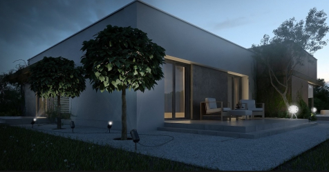 Projetos de casas com telhado plano são tecnologias simples de construção (de um andar, de dois andares, de madeira, pequenas). Tendências modernas de alta tecnologia e minimalismo (mais de 175 fotos)