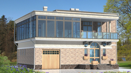 Projetos de casas com telhado plano são tecnologias simples de construção (de um andar, de dois andares, de madeira, pequenas). Tendências modernas de alta tecnologia e minimalismo (mais de 175 fotos)