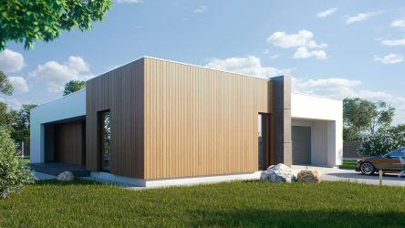 Projetos de casas com telhado plano são tecnologias simples de construção (de um andar, de dois andares, de madeira, pequenas). Tendências modernas de alta tecnologia e minimalismo (mais de 175 fotos)