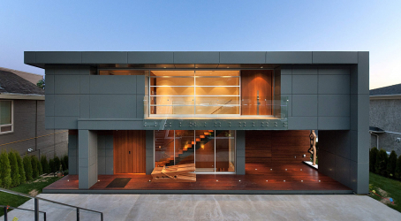 Projetos de casas com telhado plano são tecnologias simples de construção (de um andar, de dois andares, de madeira, pequenas). Tendências modernas de alta tecnologia e minimalismo (mais de 175 fotos)