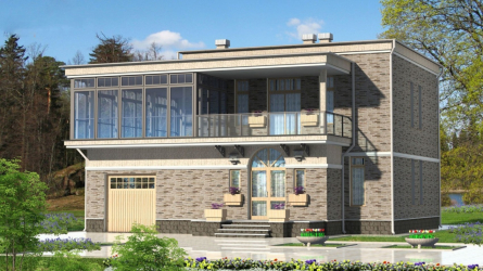 Projetos de casas com telhado plano são tecnologias simples de construção (de um andar, de dois andares, de madeira, pequenas). Tendências modernas de alta tecnologia e minimalismo (mais de 175 fotos)