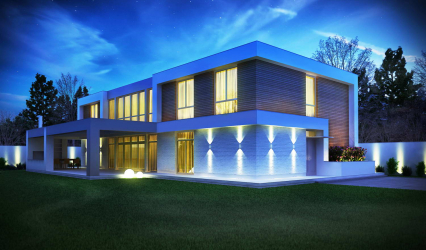 Projetos de casas com telhado plano são tecnologias simples de construção (de um andar, de dois andares, de madeira, pequenas). Tendências modernas de alta tecnologia e minimalismo (mais de 175 fotos)
