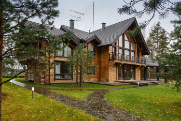 Casa na floresta: qual estilo é melhor escolher? 230+ (fotos) de solidão e conforto. E o que você vai gostar?
