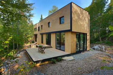 Casa na floresta: qual estilo é melhor escolher? 230+ (fotos) de solidão e conforto. E o que você vai gostar?