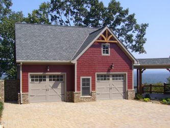 Casa de dois andares com garagem - Características do layout (mais de 180 fotos)