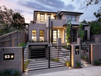 Casa de dois andares com garagem - Características do layout (mais de 180 fotos)