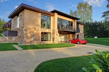 Casa de dois andares com garagem - Características do layout (mais de 180 fotos)