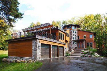 Casa de dois andares com garagem - Características do layout (mais de 180 fotos)