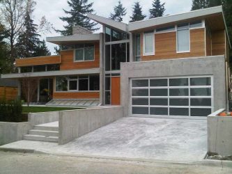 Casa de dois andares com garagem - Características do layout (mais de 180 fotos)