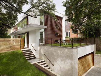 Casa de dois andares com garagem - Características do layout (mais de 180 fotos)