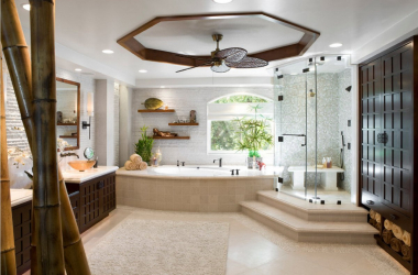 Características do design de uma banheira com hidromassagem no interior da casa e apartamento (120 + Foto). Luxo acessível com benefícios para a saúde. O que você precisa saber?