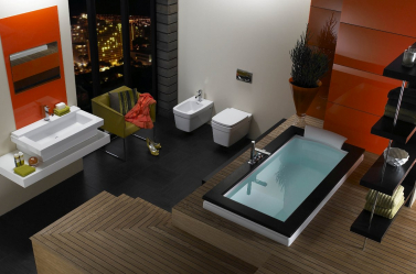 Características do design de uma banheira com hidromassagem no interior da casa e apartamento (120 + Foto). Luxo acessível com benefícios para a saúde. O que você precisa saber?