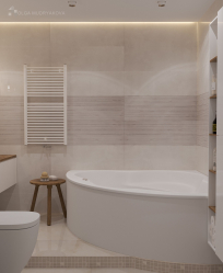 Características do design de uma banheira com hidromassagem no interior da casa e apartamento (120 + Foto). Luxo acessível com benefícios para a saúde. O que você precisa saber?