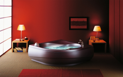 Características do design de uma banheira com hidromassagem no interior da casa e apartamento (120 + Foto). Luxo acessível com benefícios para a saúde. O que você precisa saber?