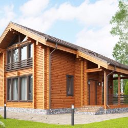 Projetos de casas finlandesas de madeira colada: O que é bom e como organizar? (Mais de 180 fotos)