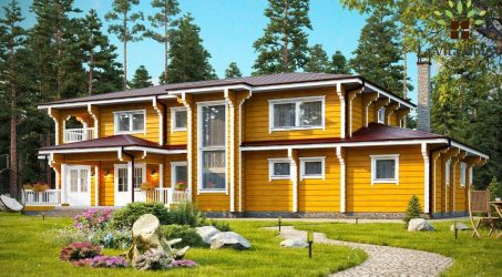 Projetos de casas finlandesas de madeira colada: O que é bom e como organizar? (Mais de 180 fotos)