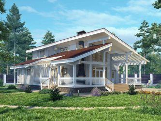 Projetos de casas finlandesas de madeira colada: O que é bom e como organizar? (Mais de 180 fotos)