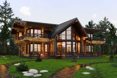 Projetos de casas finlandesas de madeira colada: O que é bom e como organizar? (Mais de 180 fotos)