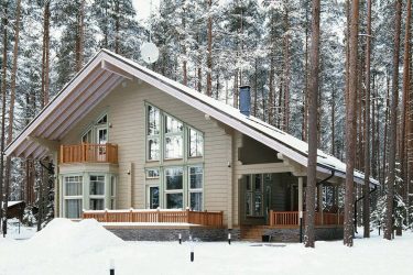 Projetos de casas finlandesas de madeira colada: O que é bom e como organizar? (Mais de 180 fotos)