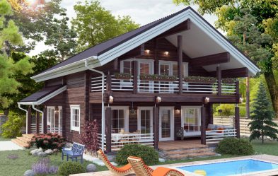 Projetos de casas finlandesas de madeira colada: O que é bom e como organizar? (Mais de 180 fotos)